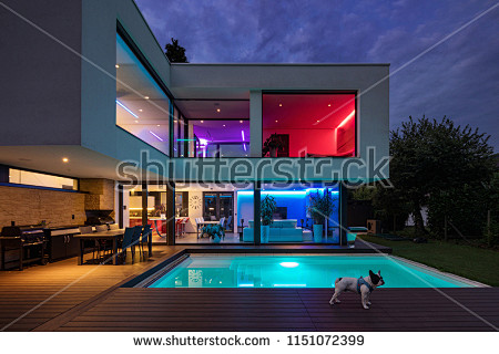 Modern villa with co...
