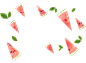 [美工云]夏季新鲜水果西瓜主题海报PSD模板_PNG：