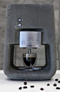 Espresso Solo - Concrete Espresso Machine for Lavazza by Shmuel Linski » Yanko Design