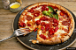 披萨 叉 意大利辣香肠 橄榄油 食品造型 食品