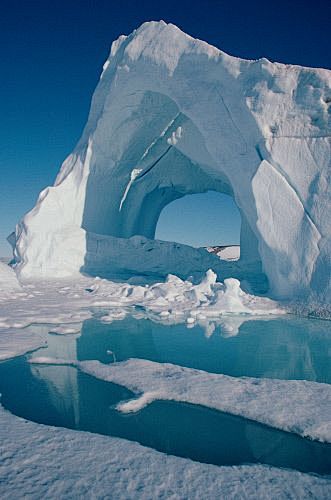 An Iceberg surrounde...