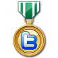 twitter-medal-green 勋章 #采集大赛#