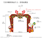 圣诞装饰拱门