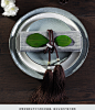 新中式复古色釉陶瓷大盘家用会所茶室样板间创意装饰摆台餐具套装-tmall.com天猫