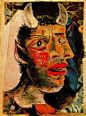 Head - Pablo Picasso, c.1938 http://www.wikipaintings.org/en/pablo-picasso/head-1#supersized-artistPaintings-223999