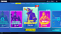 Fortnite - UI/UX Visual Design : Visual Design (UI Art, Design and Motion Graphics) for Epic Games' Battle Royale game, FORTNITE.