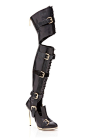 Prabal Gurung Black Over The Knee Boot