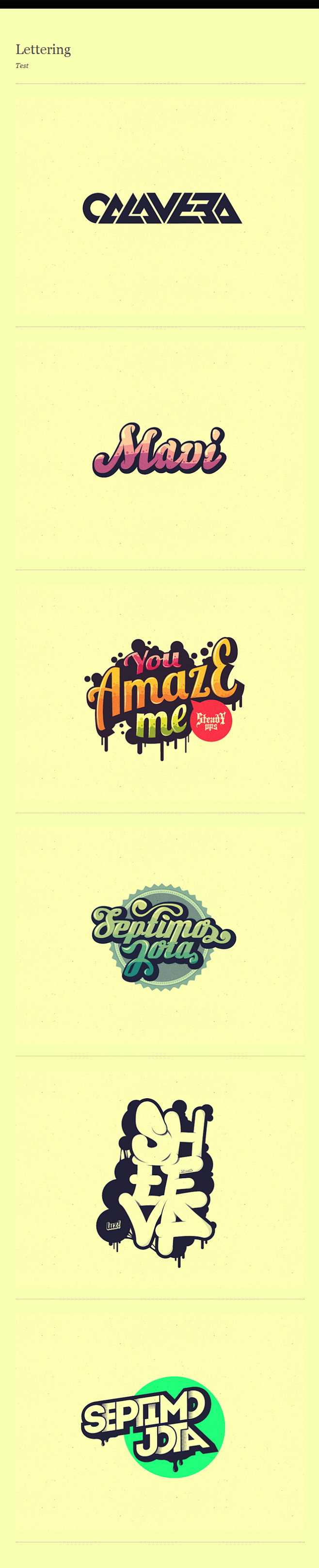 Lettering on Typogra...