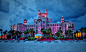 粉红色的唐塞萨尔酒店。佛罗里达州圣彼得海滩