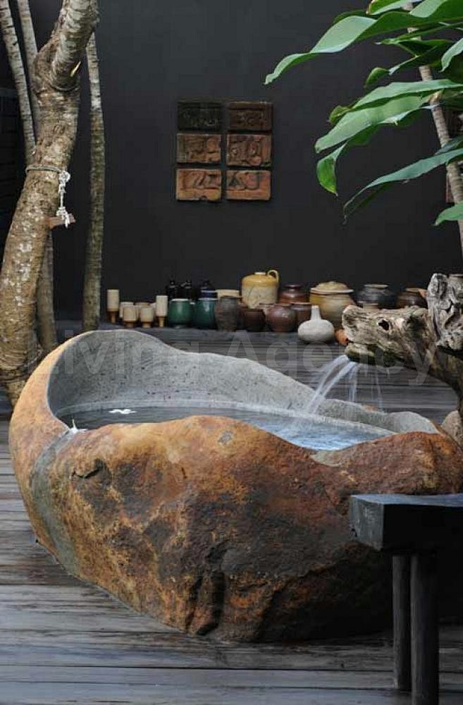 stone bathtub, amazi...