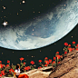 艺术家CollageSoul的系列复古拼贴画“宇宙漫游”。

(Ins: CollageSoul ) ​​​​