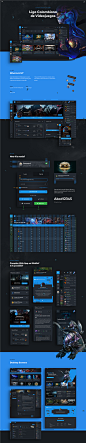 LCV: E-Sports Web Platform Design on Behance