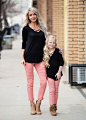 Little Girls Black Criss Cross Top, Mommy and Me Matching Outfits, Ryleigh Rue Clothing, Spring Fashion, Online Shopping, Boutique: 