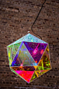 Mirobolante –  a light sculpture – Icosahedron | Vincent Buret