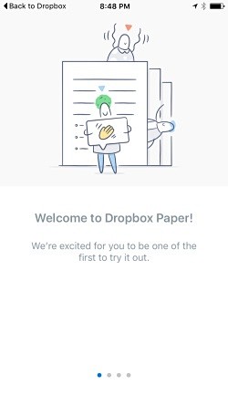 Dropbox Paper Screen...