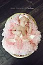 newborn photography - pink tutu