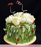 Tulip cake <3 which is obviously not for eating