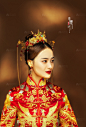经典中式婚纱照