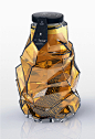 BEEloved蜂蜜包装设计：不规则多棱切割的华丽与诱惑