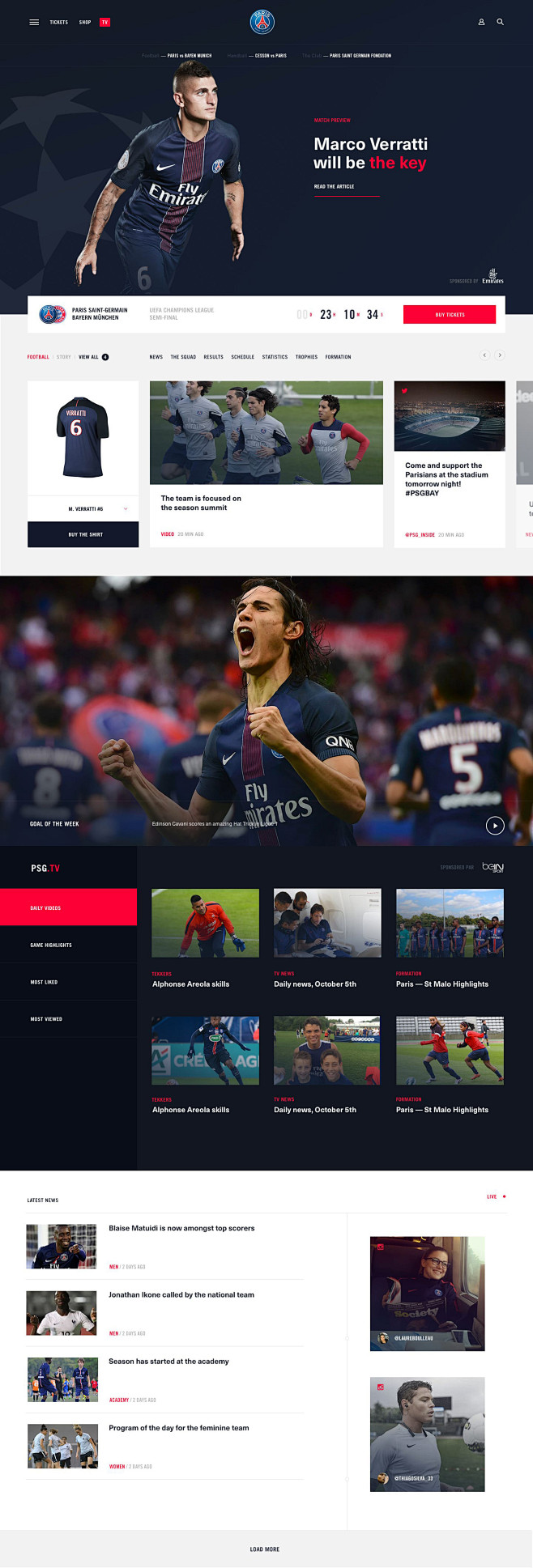 世界杯来了，这十款网页教你如何设计足球类...