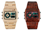 WeWood公司生产的漂亮的木质手表