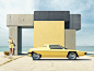 Of Rainbows And Other Monuments with Clemens Ascher : Clemens Ascher dreamt up "this surrealistic and graphic world featuring mysterious monuments, the legendary Ferrari Rainbow and its furious drivers" - a minimalistic and metaphysical series i