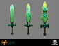 Weapons - Dungeon Hunter 5 Updates, Jocelyn Joret : Weapons concepts for the mobile device Gameloft game Dungeon Hunter 5 updates in 2014 - 2015