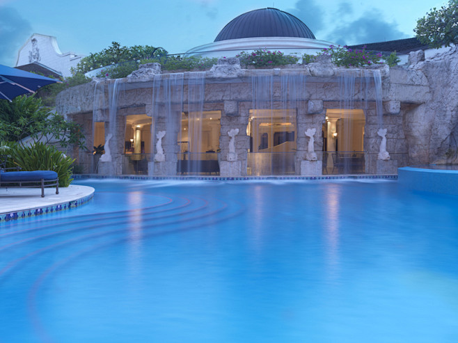 Evening Pool View