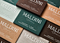 Maldini Studios : Identity for the small independent interior design firm Maldini Studios in Stockholm, Sweden.