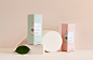 Wilding facial gua sha line brand identity and package design by Kati Forner