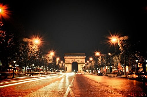 巴黎(Paris)城市夜景