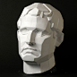 Drawing Plaster Cast Male Face (Planar) - Natural Pigments. http://www.naturalpigments.com/drawing-plaster-cast-male-face-planar.html: 