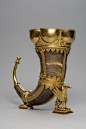 Drinking horn, so-called griffin claw. ​​​​