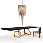 bangle dining table, hudson furniture: 