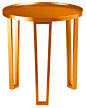 Loft Table, Orange contemporary side tables and accent tables