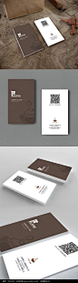咖啡店品牌形象名片PSD素材下载_餐饮酒店名片设计模板