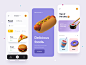 Food App  3d illustration menu delivery app food app mobile app mobile app card sushi burger food food icon icon 3d icon 3d design 3d ux design ui design ux ui