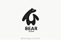 #LOGO设计# 一组以熊为元素的logo设计 ​​​​