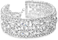 Statement diamante crystal cuff bracelet - Jon Richard