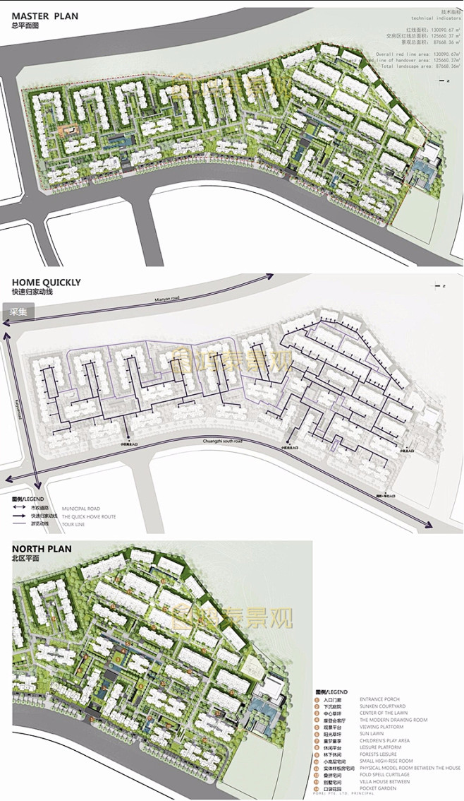 加特林住宅区景观设计PPT文本JTL绵阳...