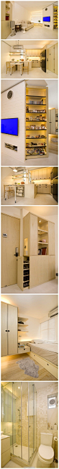香港39平米公寓储物空间的巧妙设计