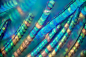 Amazing Photographs Capture the Microscopic Iridescence of Peacock Feathers