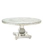 John-Richard Collection Tonya Mirrored Dining Table