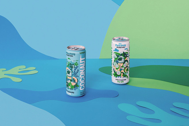 越南Coconaut 椰子水品牌形象包装...