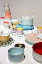 Colour Porcelain by Scholten and Baijings at the Stedelijk Museum Den Bosch /// More on Interiorator.com