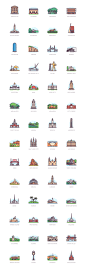 332 Landmarks on Behance【关注微信公众号：波普先生】设计行业垂直自媒体。让好设计，每天和你说早安！