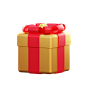 Giftbox - 20款3D矢量圣诞节插画图标素材下载 Christmas - 3D Icon Premium Pack .blender .psd .figma
