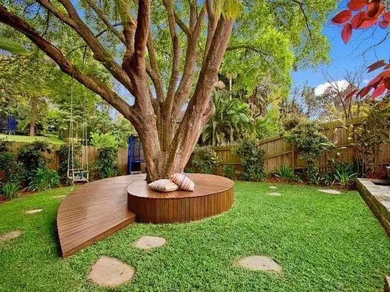 一处漂亮的木平台 · 庭院必备