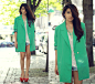 H&M Oversized Tshirt, Oversized Blazer, Charlotte Olympia Delphine Shoes