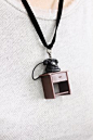 [CHENYIYUAN] 设计师艺术家创意趣味家庭用品致青春老式电话项链necklace